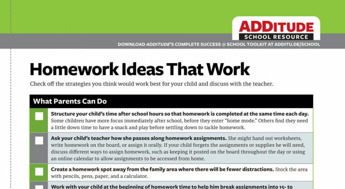Идеи за домашна работа, които работят